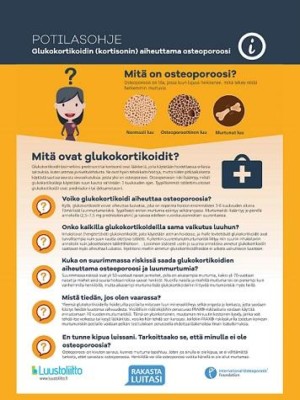 Glukokortikoidin (kortisonin) aiheuttama osteoporoosi