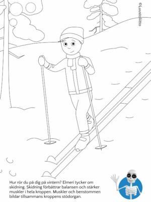 Hur rör du på dig på vintern? Skidning