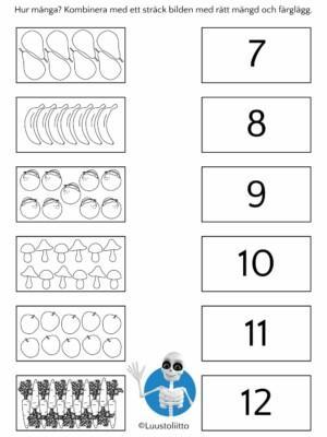 Kombinera mängderna 7-12