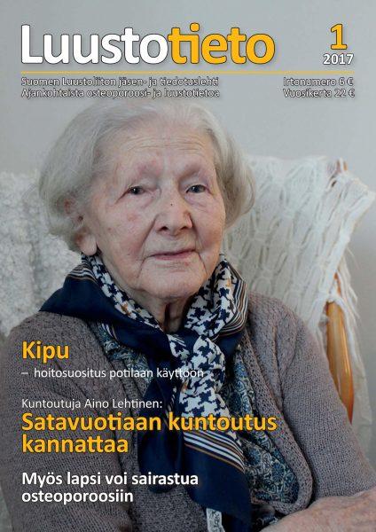 Luustotieto 1/2017 -lehden kansi