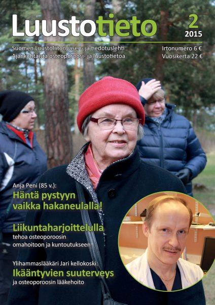 Luustotieto 2/2015 -lehden kansi