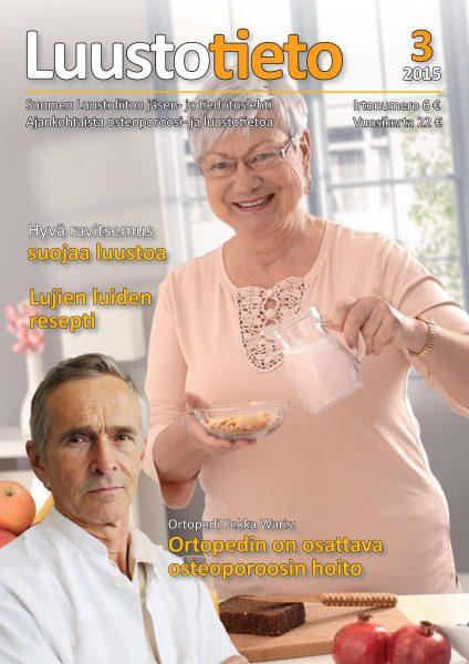 Luustotieto 3/2015 -lehden kansi