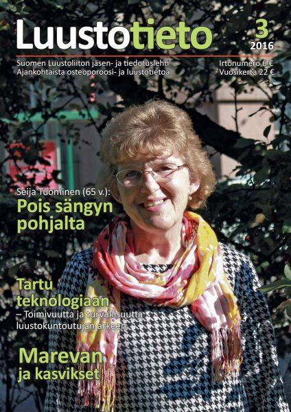 Luustotieto 3/2016 -lehden kansi
