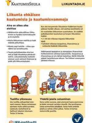 Liikuntaohje.