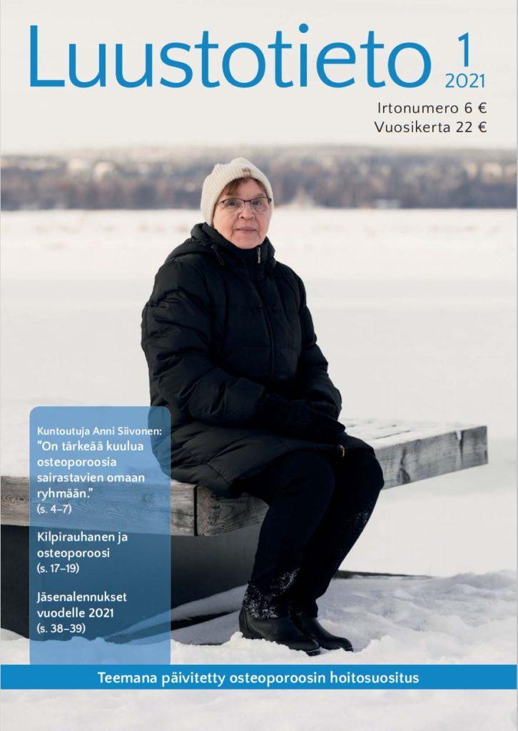 Luustotieto 1/2021 -lehden kansikuva.