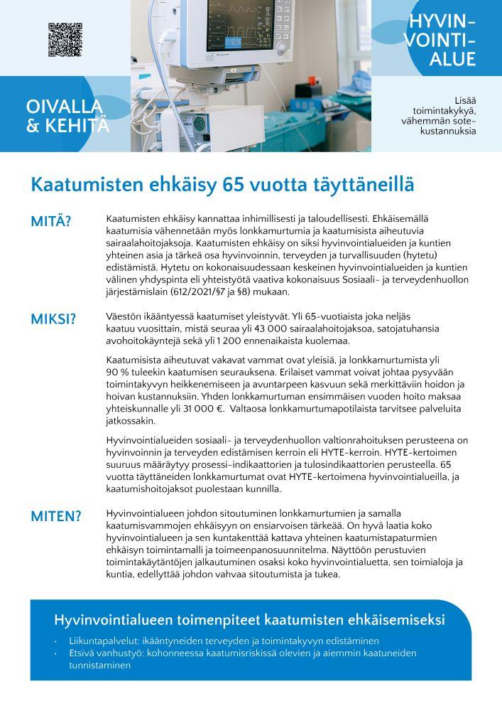 Oivalla ja kehitä - hyvinvointialue