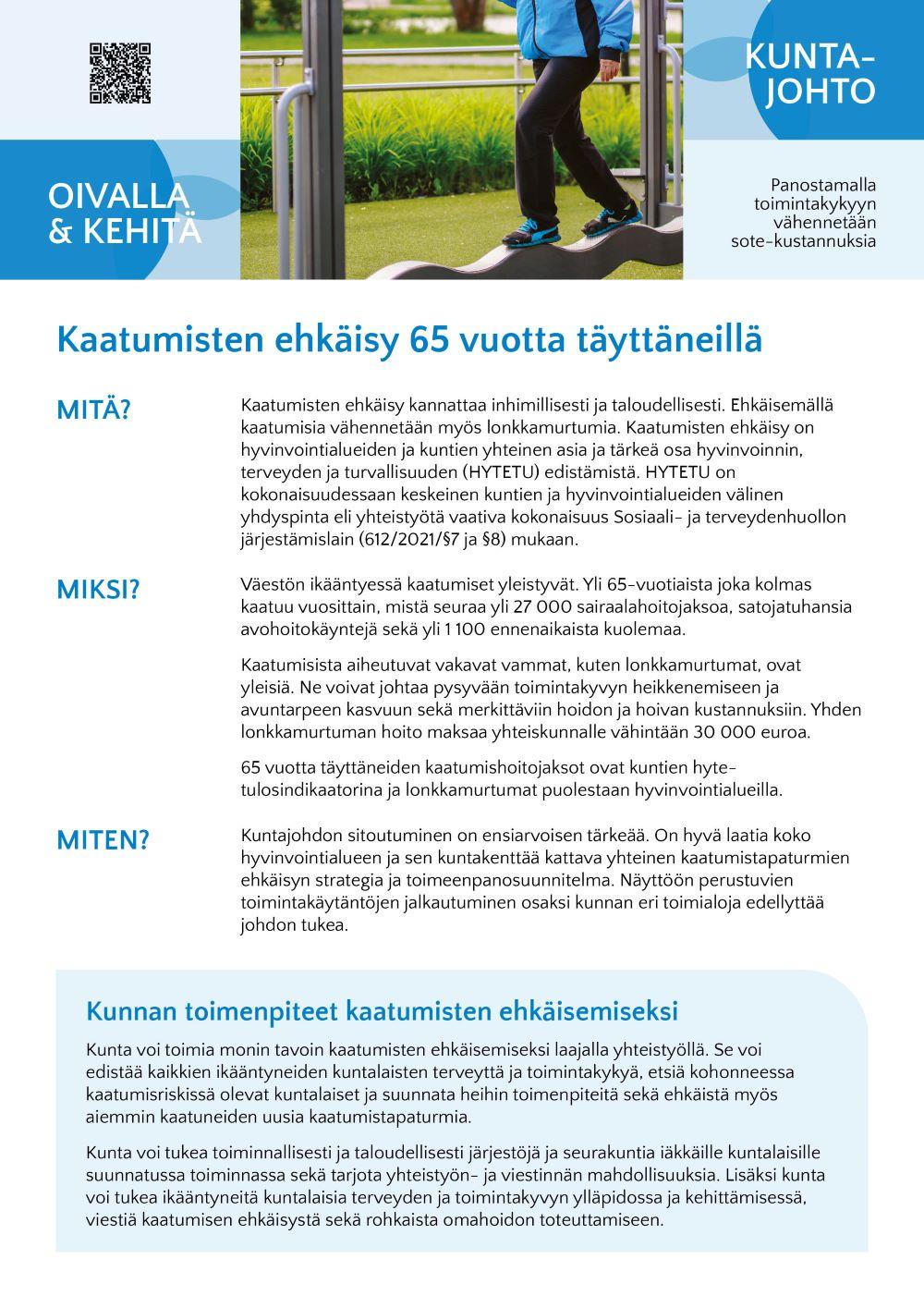 Oivalla ja kehitä - kuntajohto