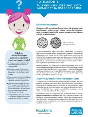 Tulehdukselliset suolistosairaudet ja osteoporoosi