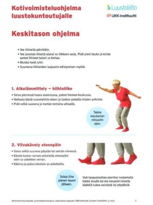 Keskitason kotivoimistelu-ohjelma