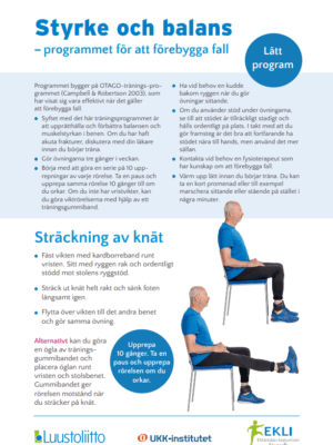 Styrke och balans – lätt program
