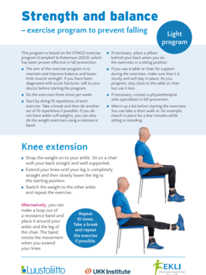 Strength and balance – light program