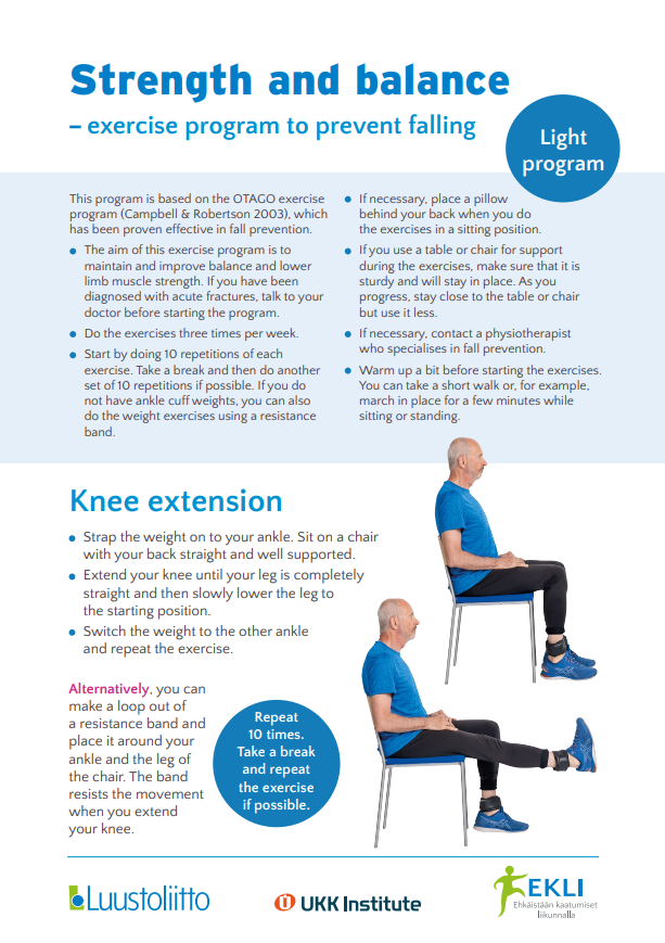 Strength and balance – light program