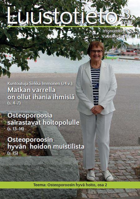 Luustotieto 3/2019 -lehden kansi