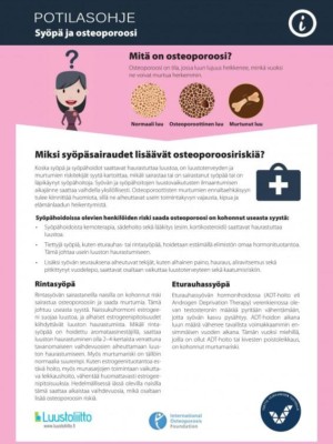 Syöpä ja osteoporoosi