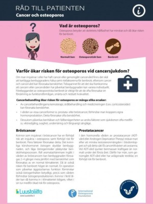 Cancer och osteoporos